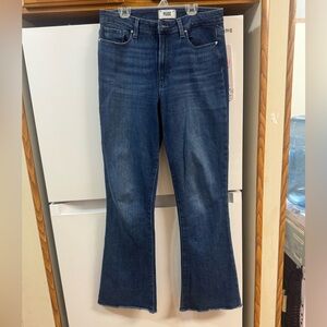 PAIGE Dark Blue Flare Jeans